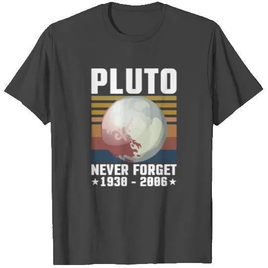 PLUTO NEVER FORGET 1930-2006 T Shirts