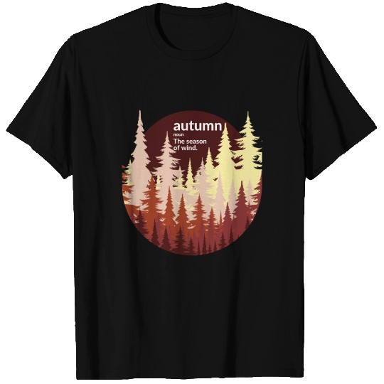 Autumn Forest Sun T Shirts