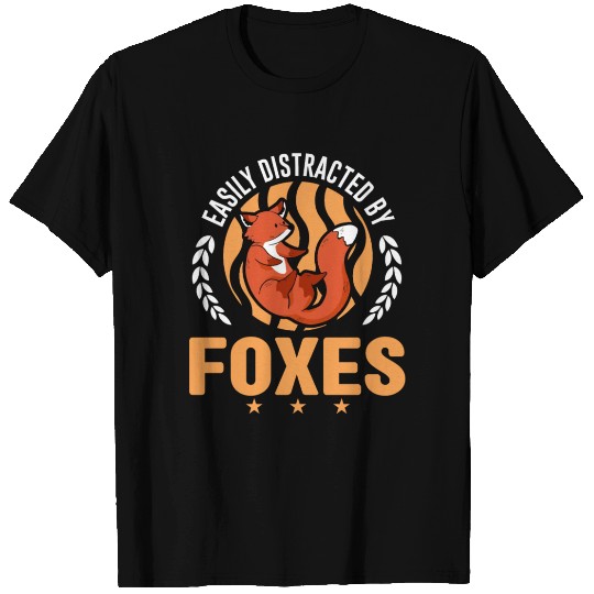 Easily Distracted By Foxes Fox T Shirts