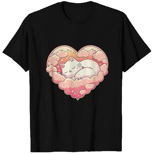 Fun, Kitten Valentines Gift For Him, Unique T Shirts