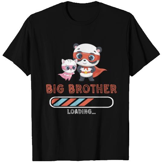 Big brother super hero panda cat T Shirts