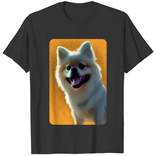 Pomeranian dog potrait | pet potrait T Shirts