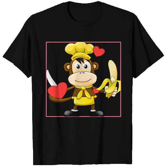 Banana monkey cooks T Shirts