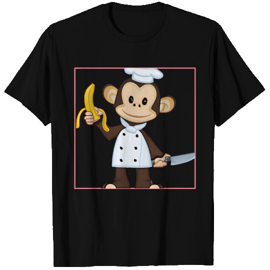 Banana monkey cooks T Shirts