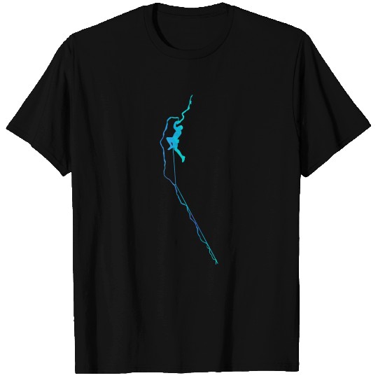 Retro Graphic Climbing Bouldering Rock Climber Mou T Shirts