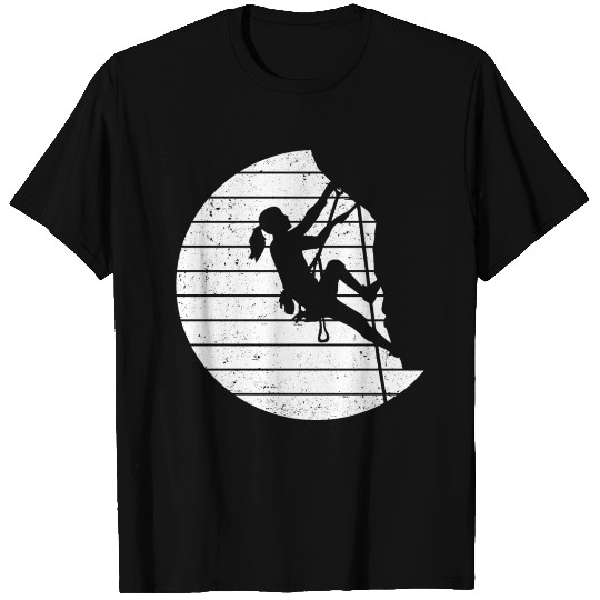 Retro Graphic Climbing Bouldering Rock Climber Mou T Shirts