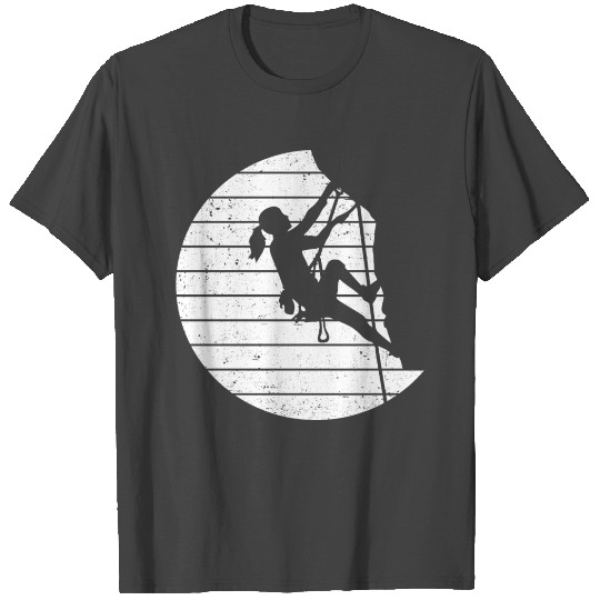 Retro Graphic Climbing Bouldering Rock Climber Mou T Shirts