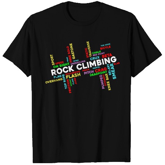 Retro Graphic Climbing Bouldering Rock Climber Mou T Shirts