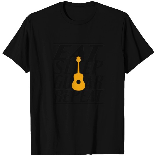 eat sleep guitar T Shirts