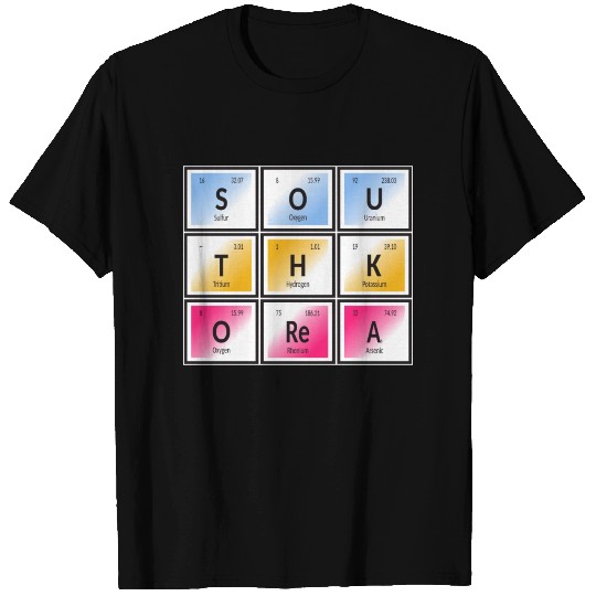 South Korea | Periodic Table of Elements T Shirts