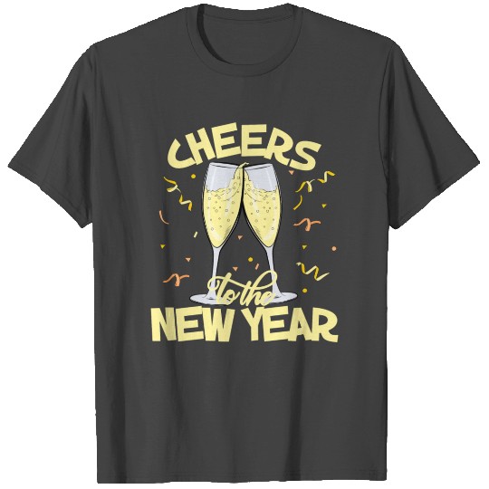 Cheers To The New Year 2023 NYE Party Glasses T Shirts