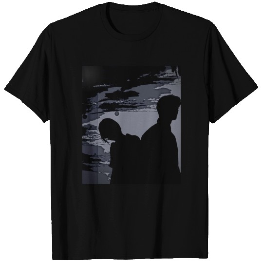 couples shaddow sticker T Shirts