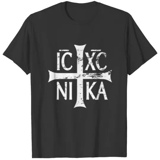 IC XC NIKA cross christian orthodox Retro Vintage T Shirts
