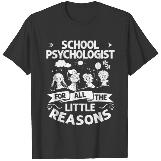 School Psychologist Counselor Psychology T Shirts