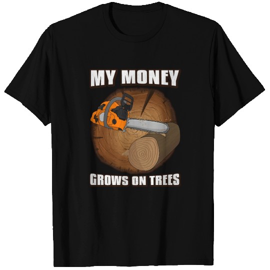 chainsaw Lumberjack T Shirts