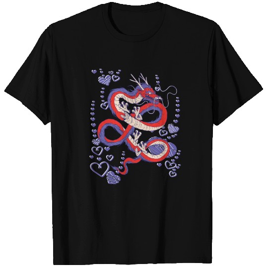 Cooler Japanese dragon T Shirts