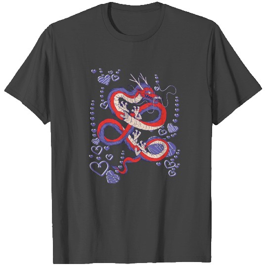 Cooler Japanese dragon T Shirts