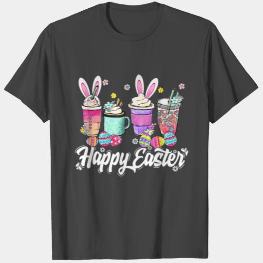 Easter Coffee Bunny Latte Coffee Christian Easter T Shirts