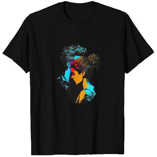 Sweet Couple's Loving Hug, Valentine's Present, T Shirts