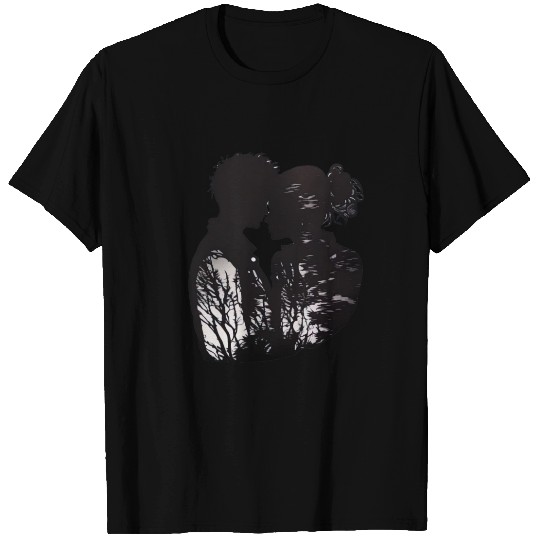 Sweet Couple's Firm Embrace, Valentine's Gift, T Shirts