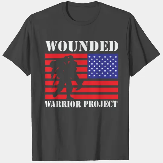 Wounded Warrior Project Us Flag T Shirts