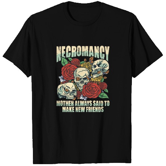 Undead Necromancer Design for a Satanist T Shirts