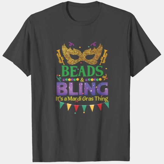 Festival Parade Beads And Bling Mardi Gras 2023 T Shirts