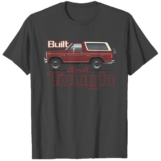 4x4 Maroon T Shirts