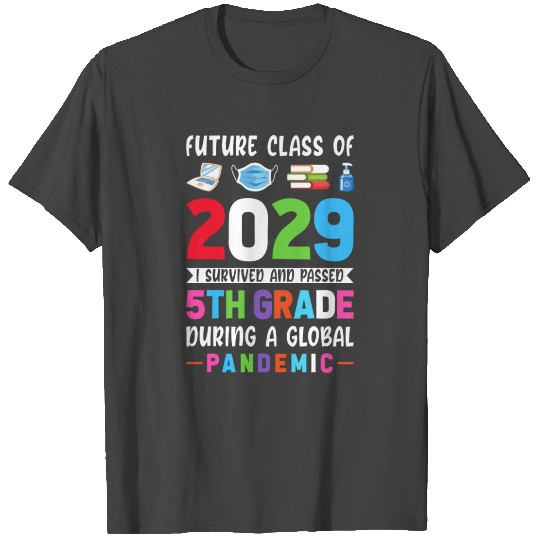 Goodbye 5th Grade Class Of 2029 Graduate 5th Grade T Shirts