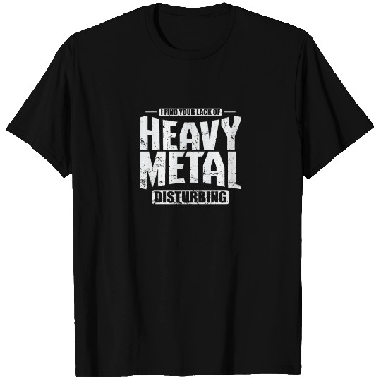 Heavy Metal Disburbing Music Band Genre T Shirts