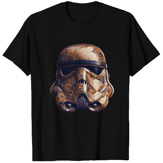 Glossy Batik Character Mask T Shirts