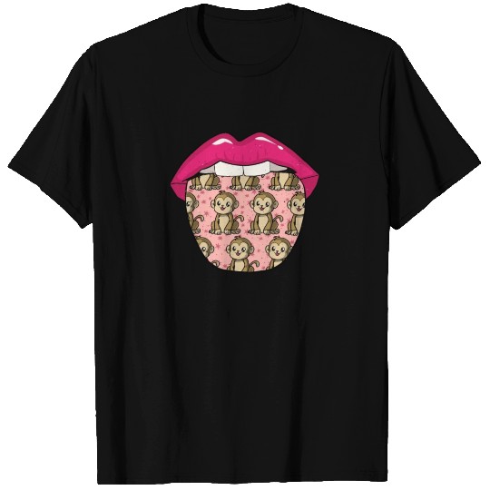 Monkey Lips T Shirts
