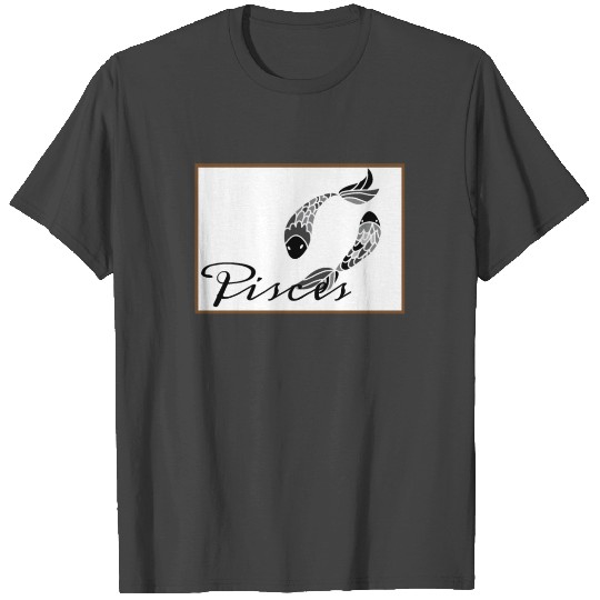 Artistic Pisces Zodiac Star Sign Astrology Aesthet T Shirts