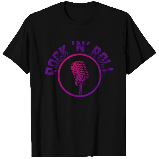 ROCK N ROLL MICROPHONE T Shirts