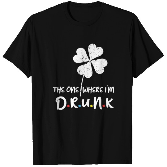 Drunk Beer Paddy Shamrock Saint Patrick Day T Shirts