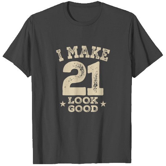 Funny 21st Birthday Age 21 Years Old T Shirts