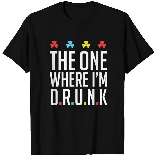 Beer Drunk Paddy Shamrock Saint Patrick Day T Shirts