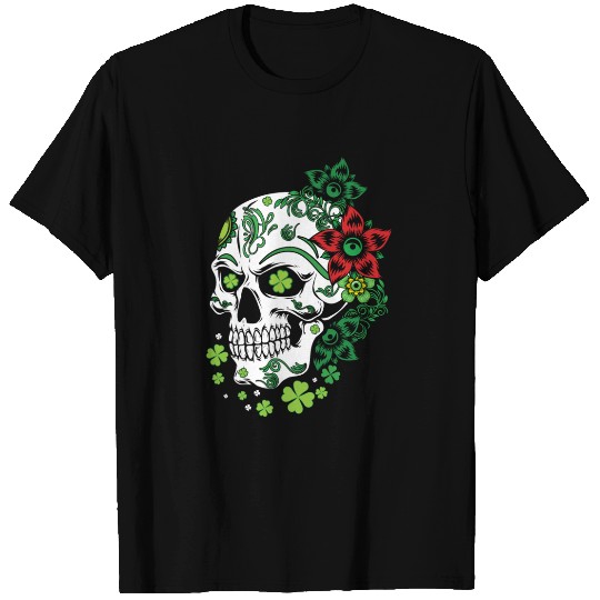 Sugar Bone Floral Shamrock Saint Patrick Day T Shirts