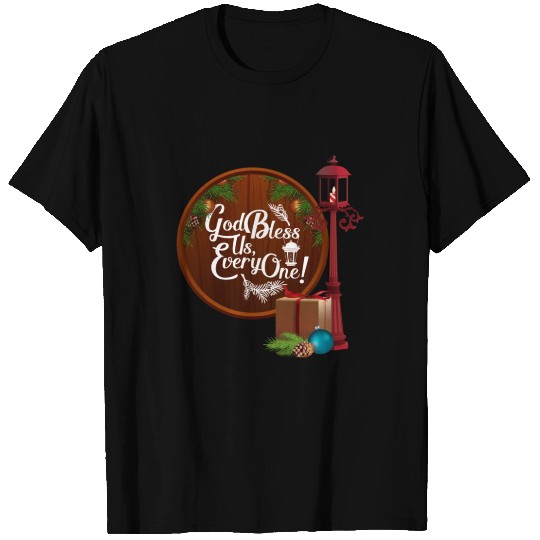 A Christmas Carol Charles Dickens God Bless Us Eve T Shirts