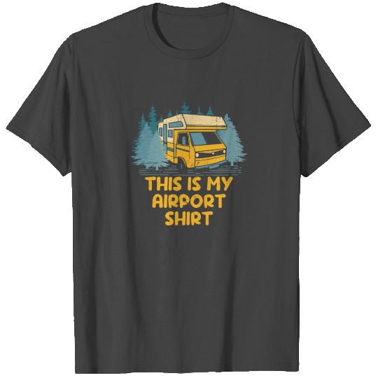 This Is My Airport T Shirts Airplane Trip Aircraft