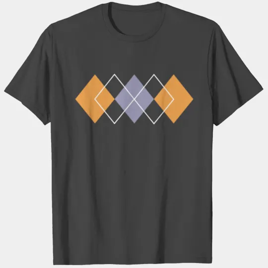 Argyle Vintage Minimalist Pattern T Shirts