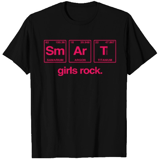 SMART GIRLS ROCK - Elements Periodic Table T Shirts