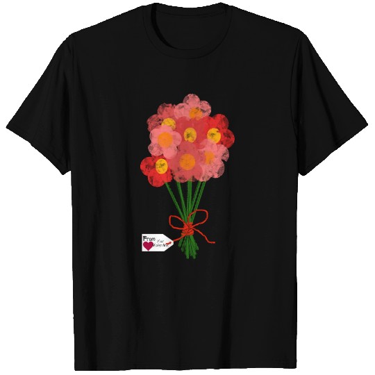 Pink Flower Bouquet T Shirts