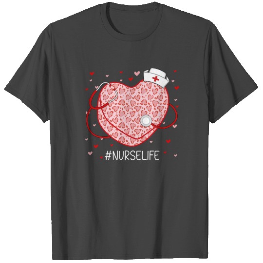 Nurse Valentine Nurse Valentine Hearts T Shirts
