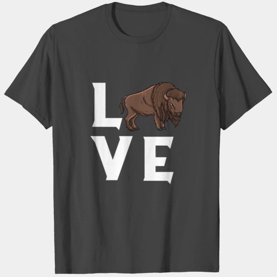 Bison Love Cow Buffalo National Park Western T Shirts