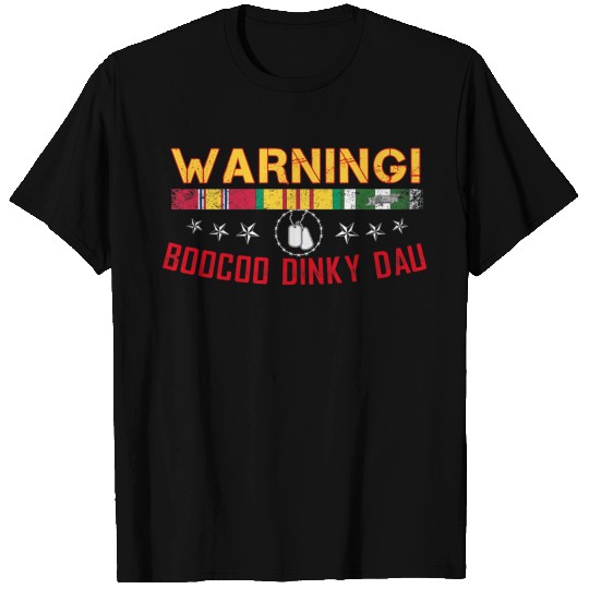 Vietnam Veteran Boocoo Dinky Dau Premium T Shirts