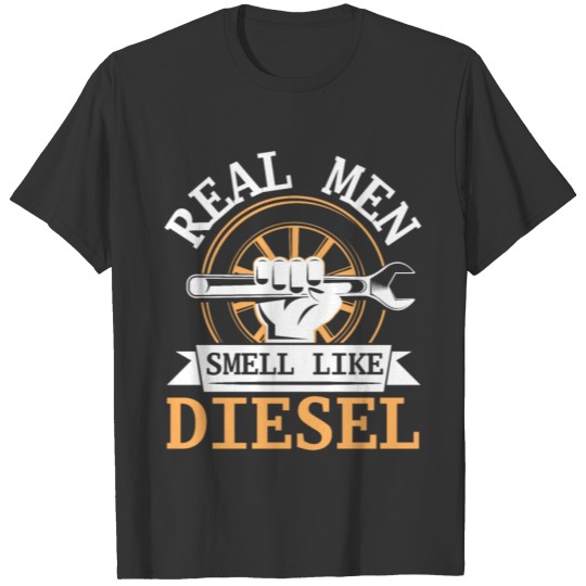 Real Men Smell Like Diesel Mechanic Auto Mechanic T Shirts