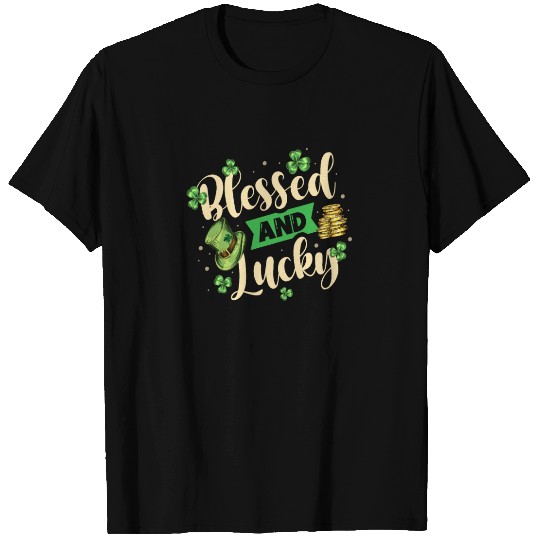 Blessed And Lucky Irish Pride St. Patricks Day T Shirts