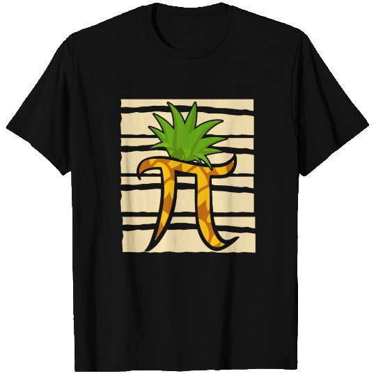 Pineapple Pi Math Teacher Mathematician Pi Day T Shirts