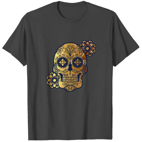 El Dia de Los Muertos Day of the Dead Purple T Shirts